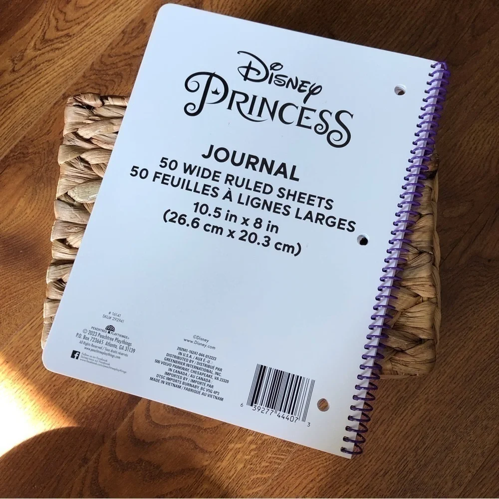 Disney Princess Journal 50 wide ruled sheets